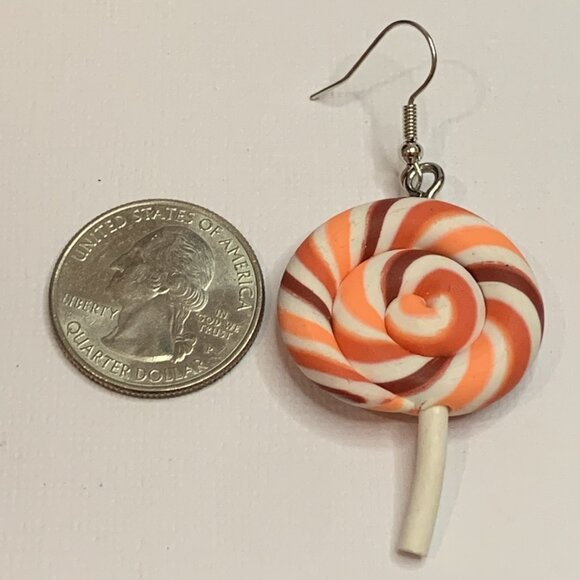 Lollipop Earring, Sucker Earring, Candy Earring, Funny Food, Food Jewelry, Gift - Picture 2 of 9